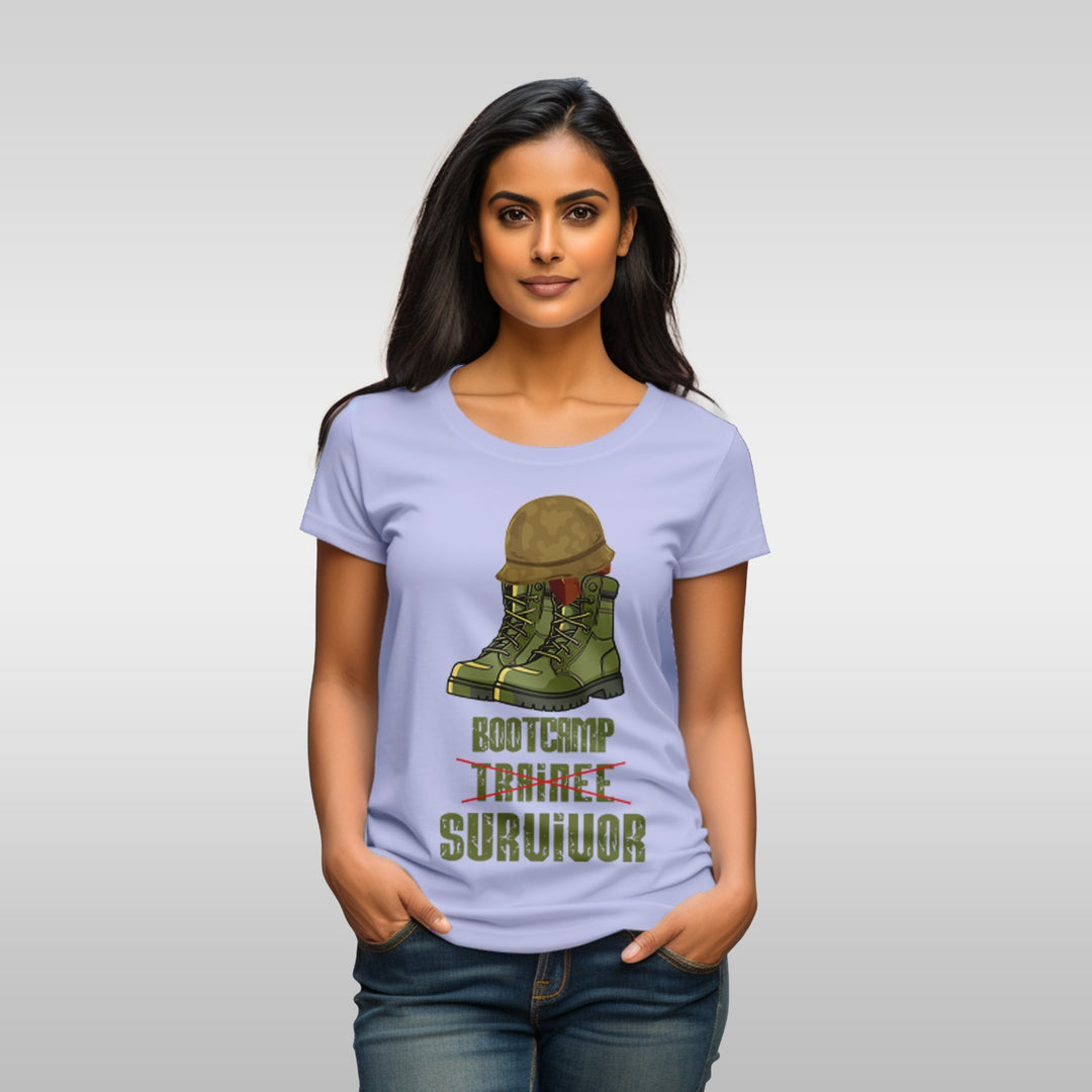 Womens Bootcamp Survivour tee