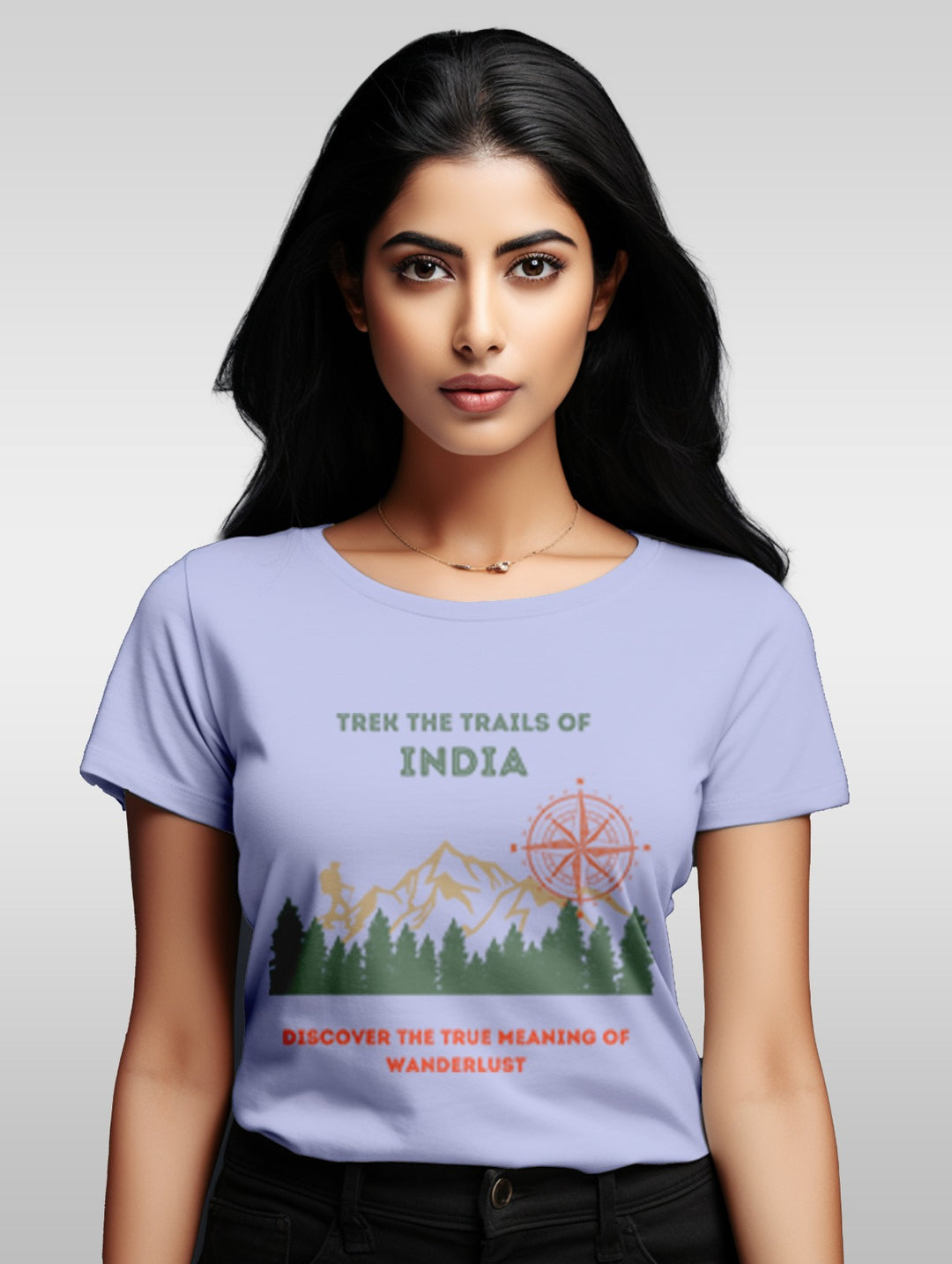 Women's Trek the trails of India tee