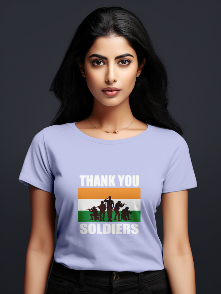 Women's Thank You Soldiers tee