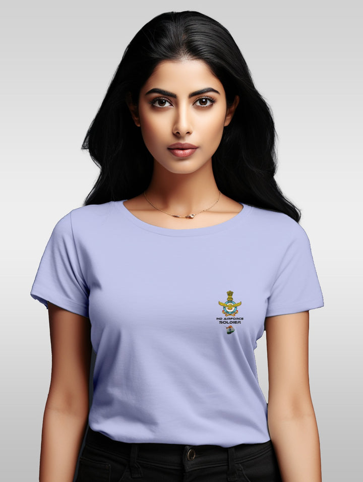 Womens Indian Airforce Soldier tee