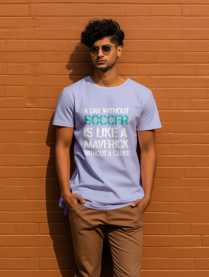 Men's A day without Soccer tee