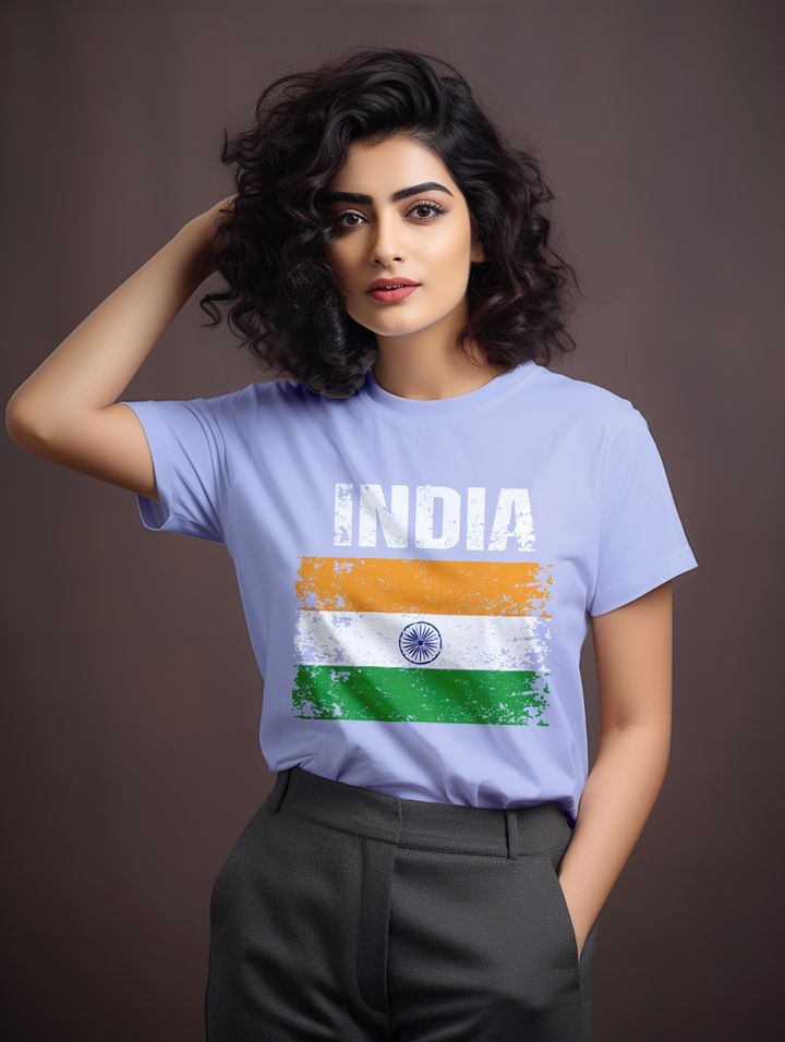 Women's India Football tee