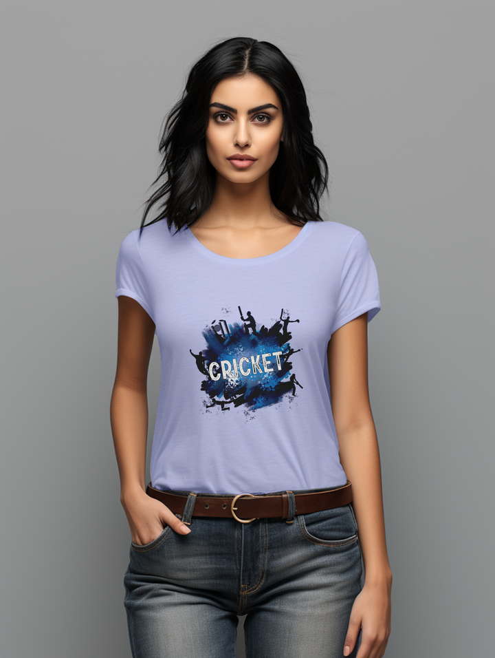 Women's  Cricket tee