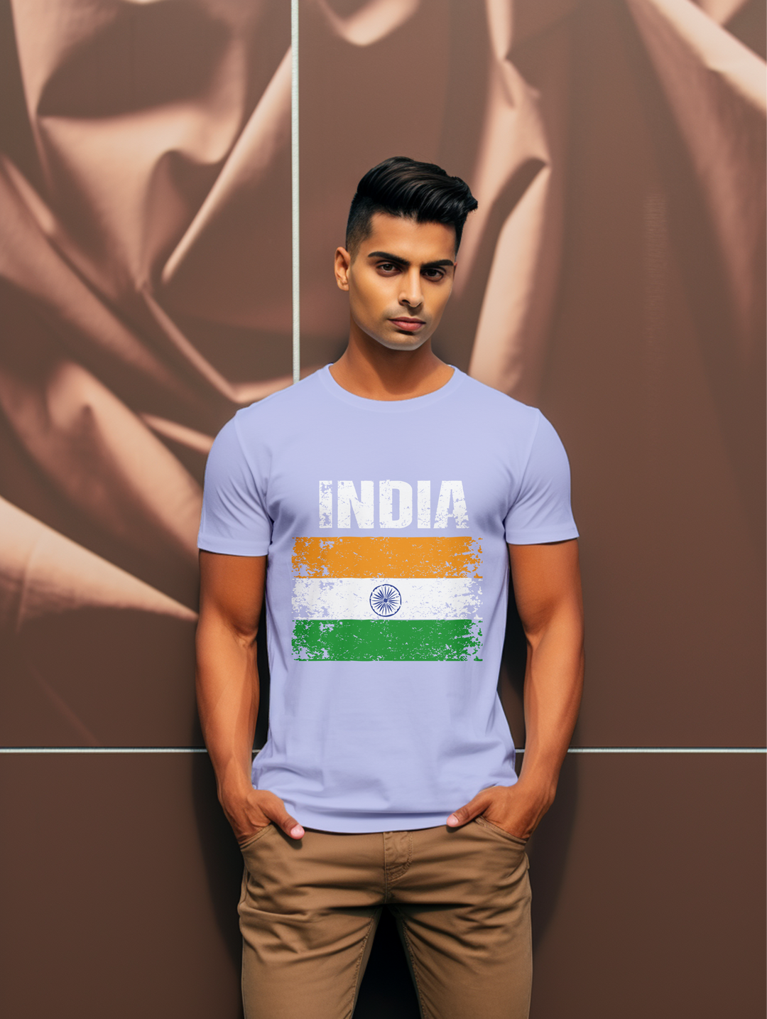 Men's India Football tee