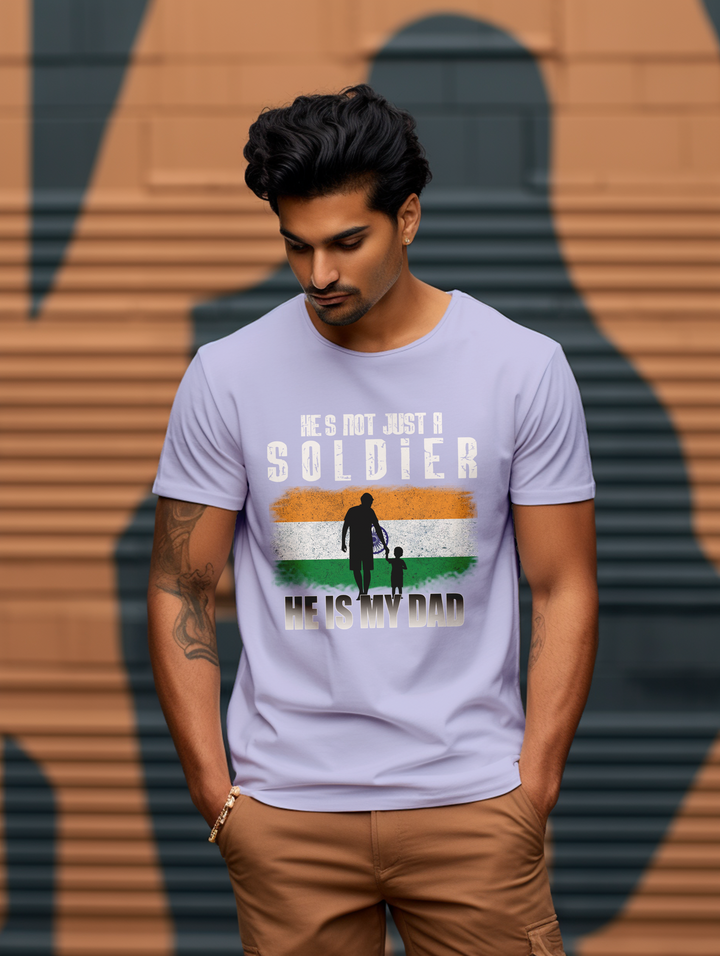 Men's He's not just a soldier he is my dad tee