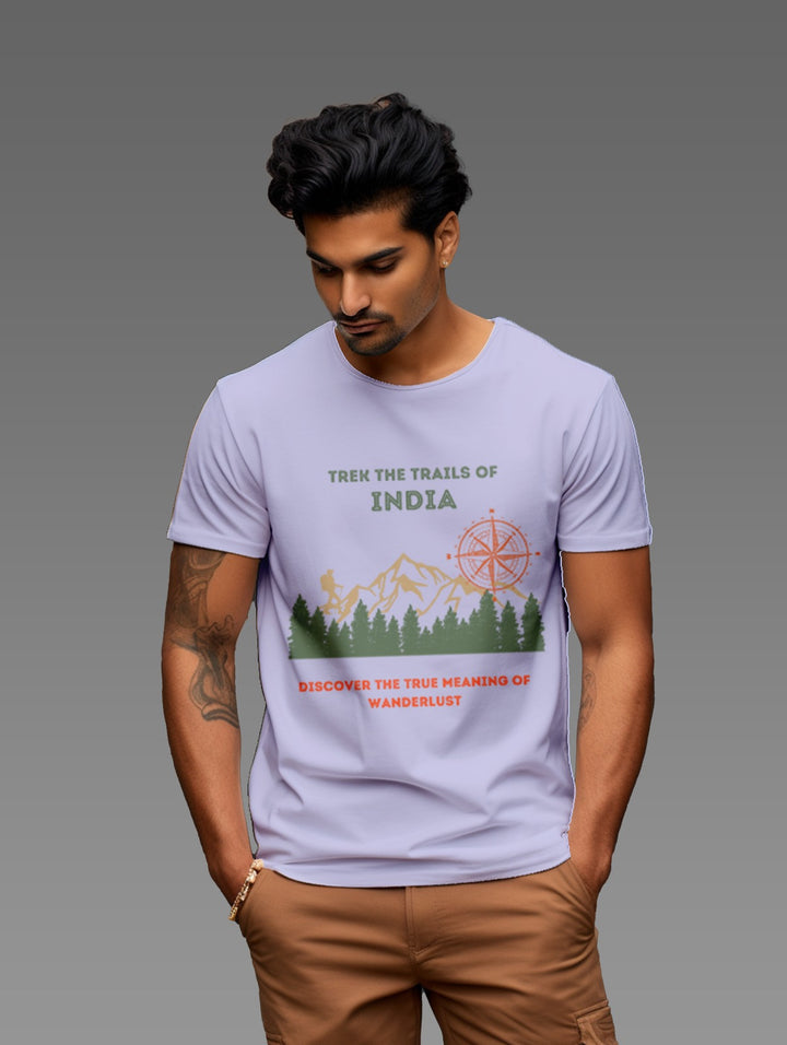 Men's Trek the trails of India tee