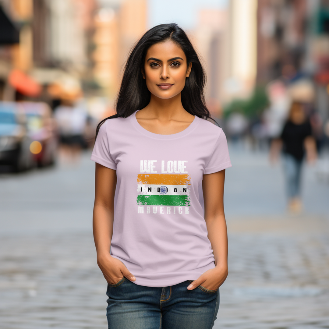 Women's We love Indian Maverick tee