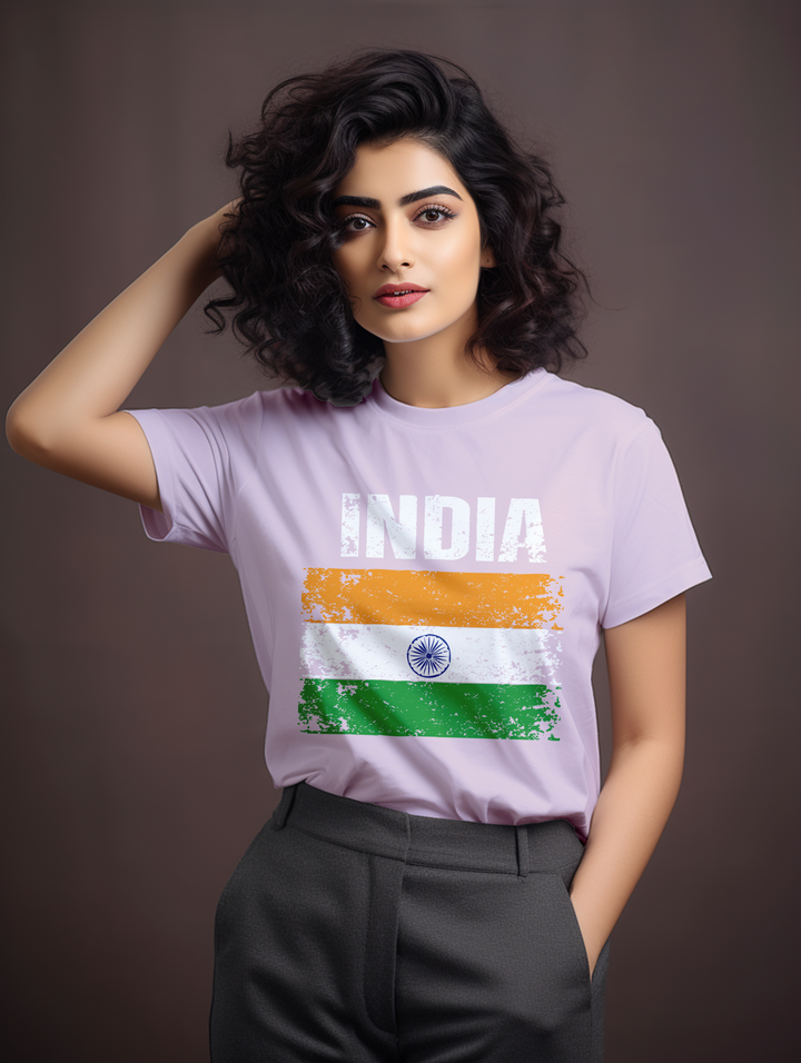 Women's India Football tee