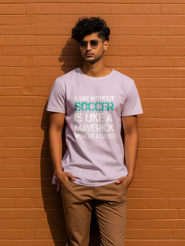 Men's A day without Soccer tee