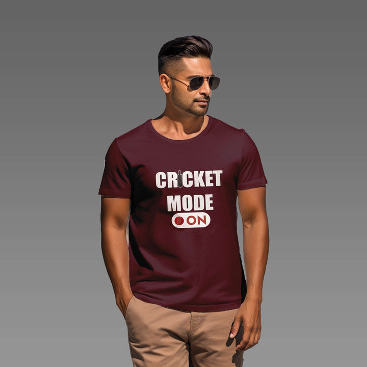 Men's Cricket Mode On tee