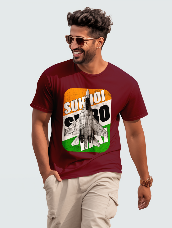 Mens Flight of the Brave – The Sukhoi Su-30MKI tee