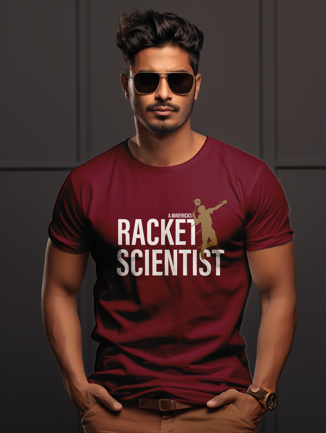 Men's Racket Scientist tee