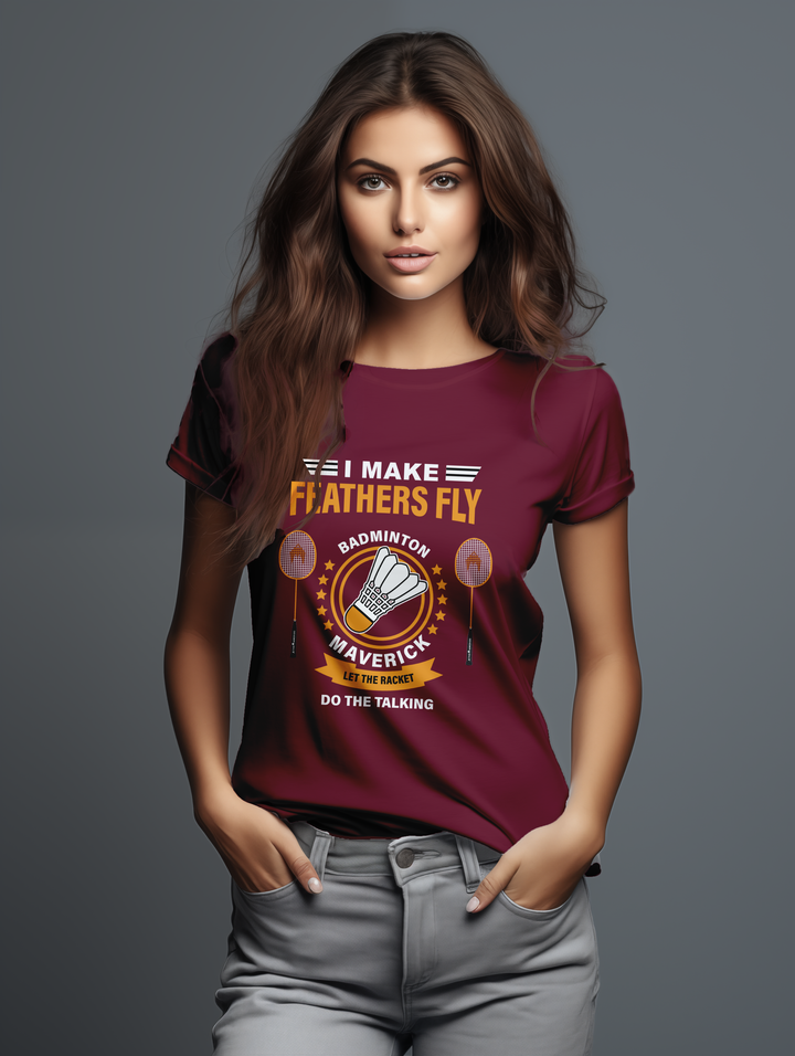 Women's I Make Feathers Fly tee
