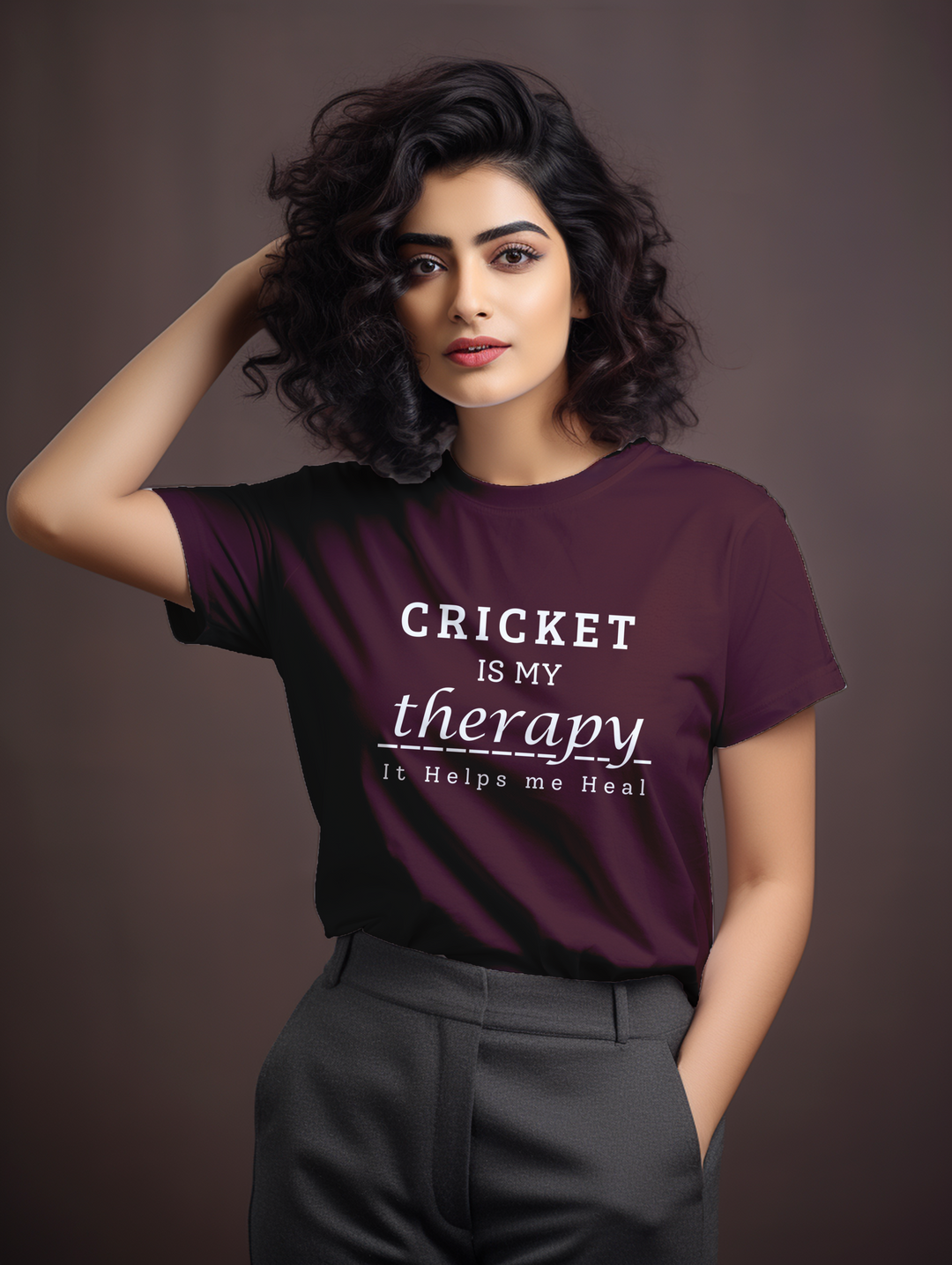 Women's Cricket is my Theraphy tee