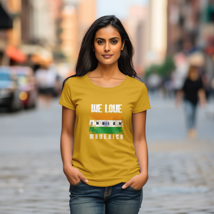 Women's We love Indian Maverick tee