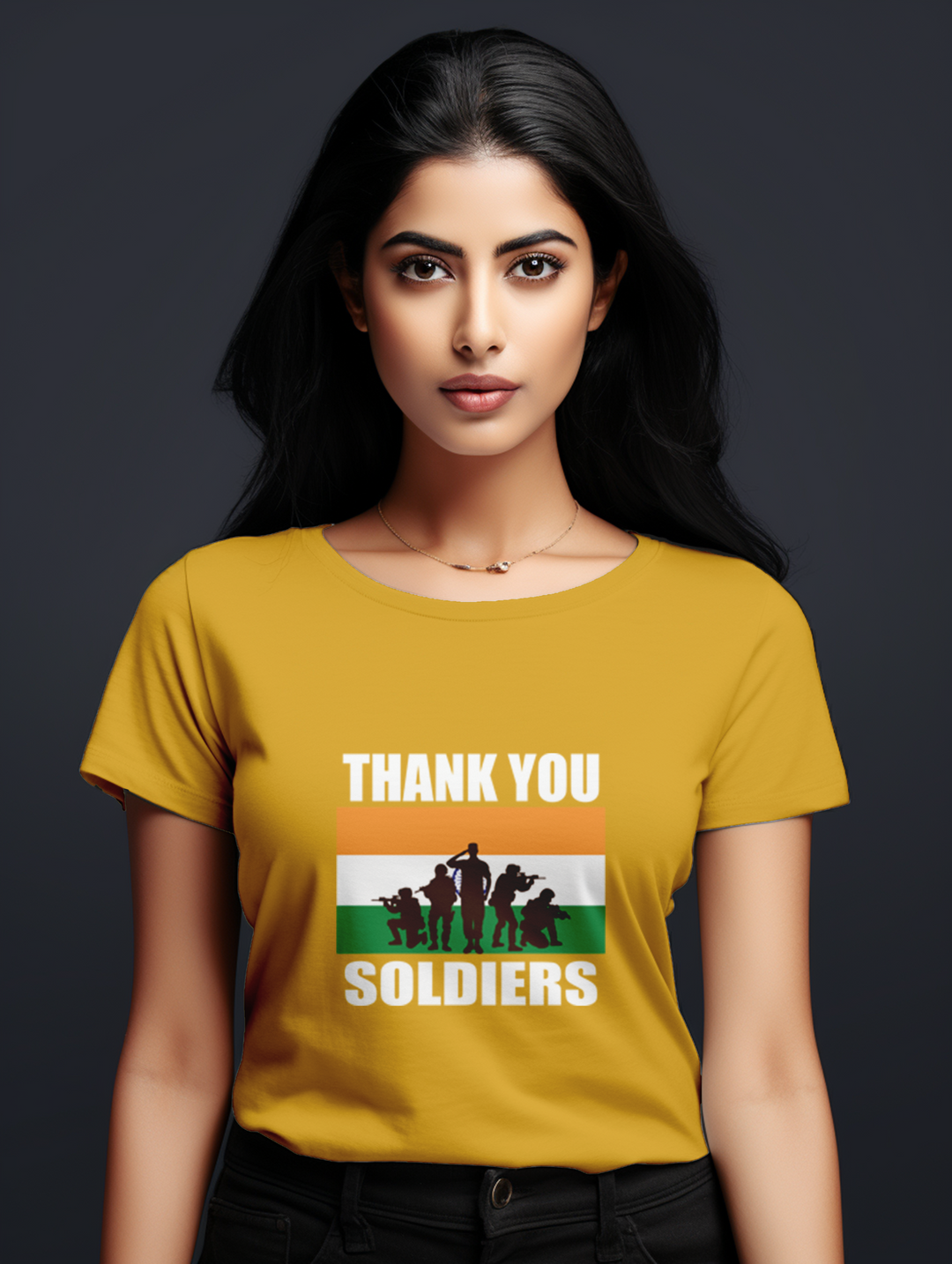 Women's Thank You Soldiers tee