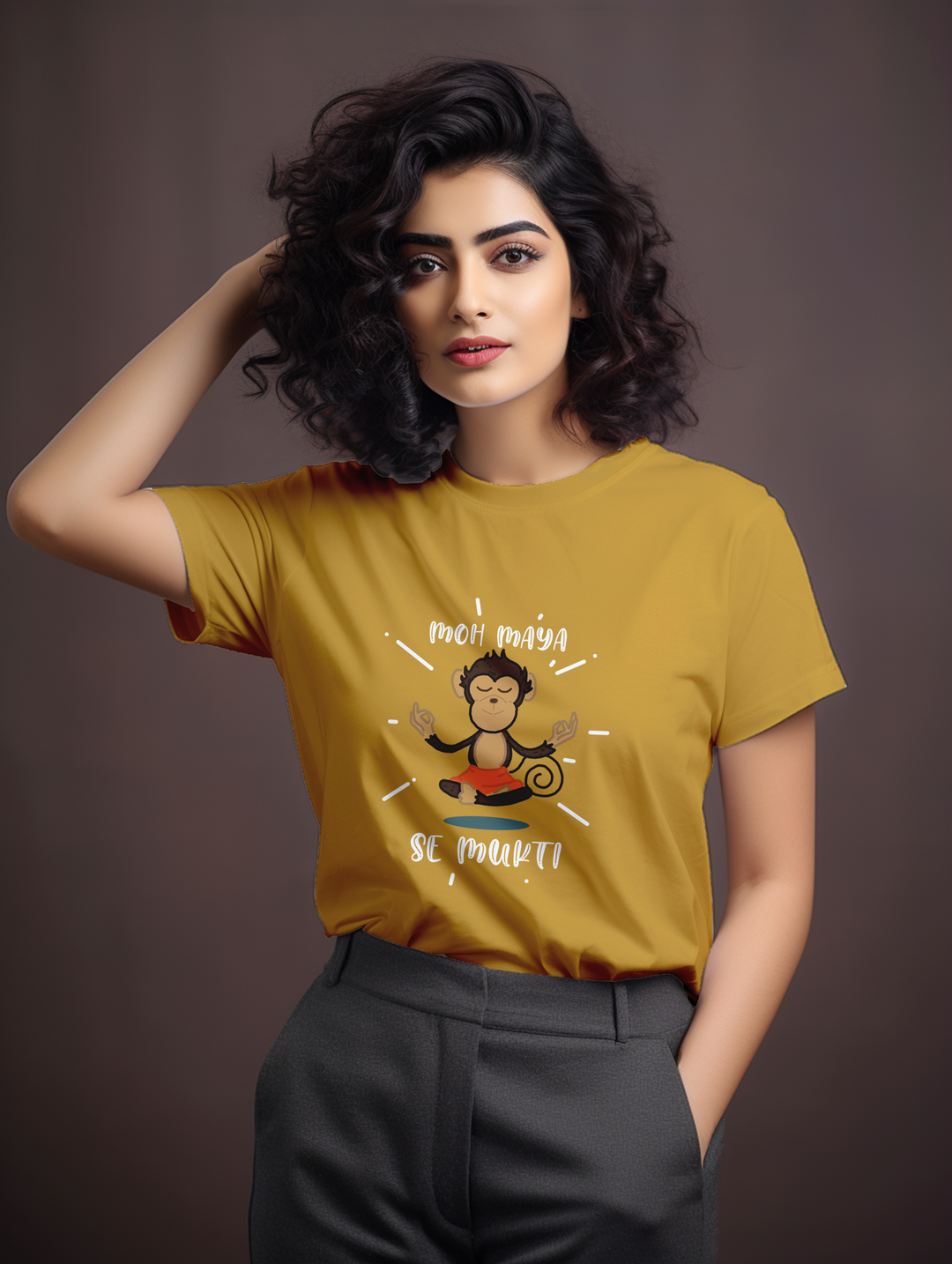 Women's  Moh maya se mukti tee