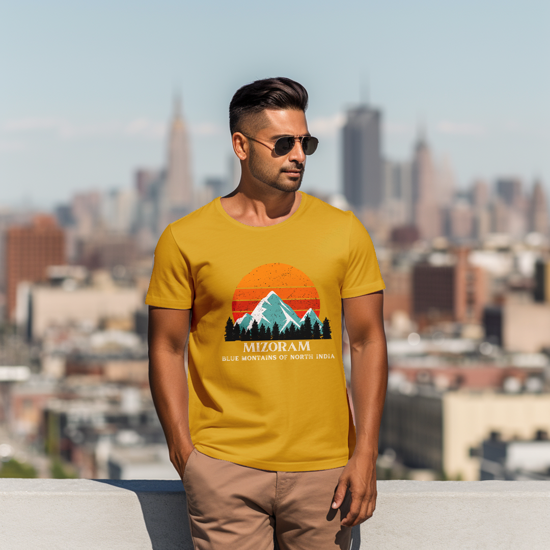 Men's Mizoram Blue Mountains tee