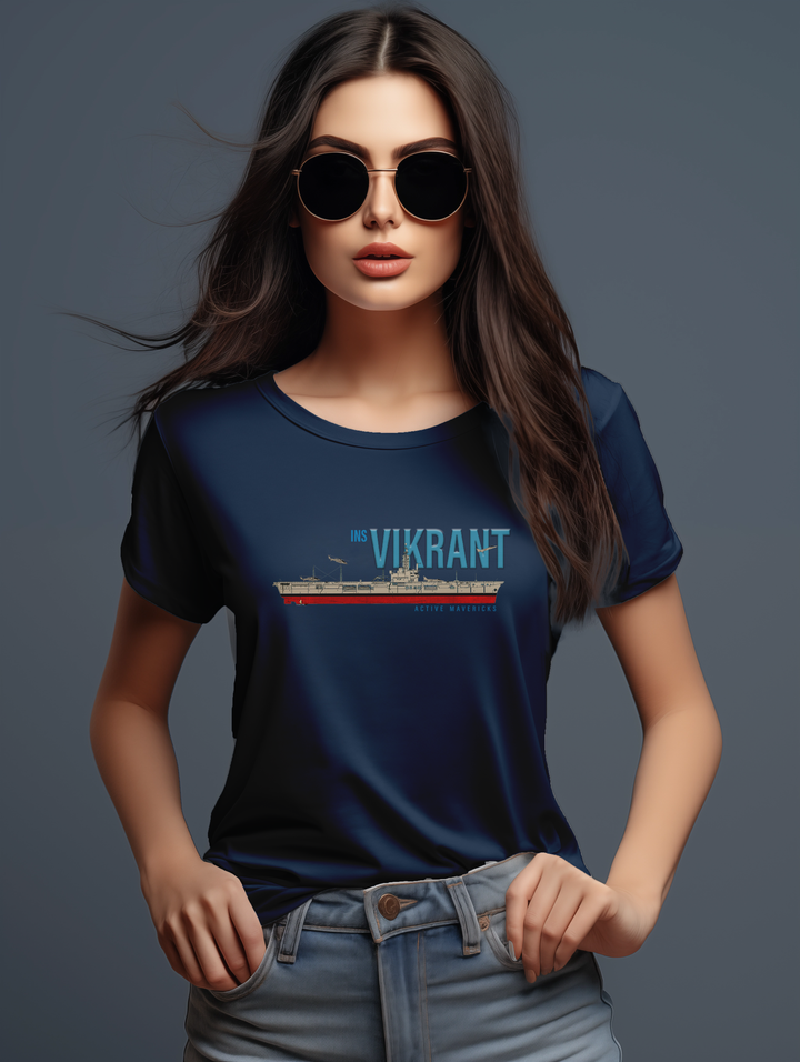 Womens INS Vikrant tee