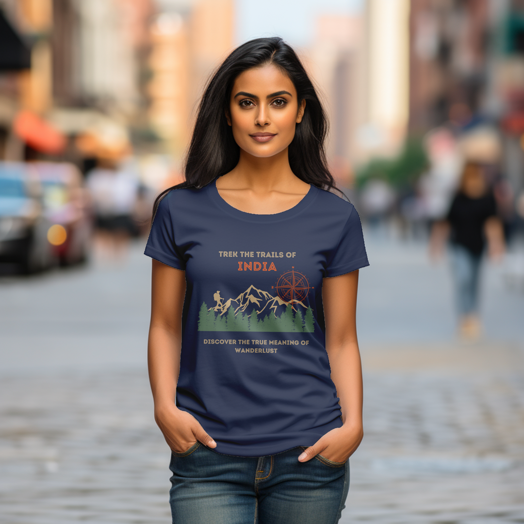 Women's Trek the trails of India tee