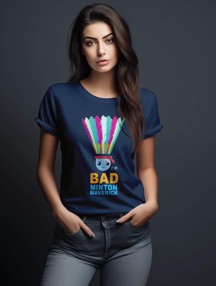 Women's I'm Badminton Maverick tee