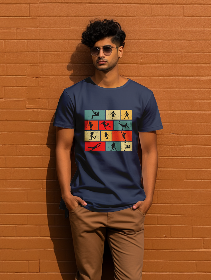 Men's Football collage tee