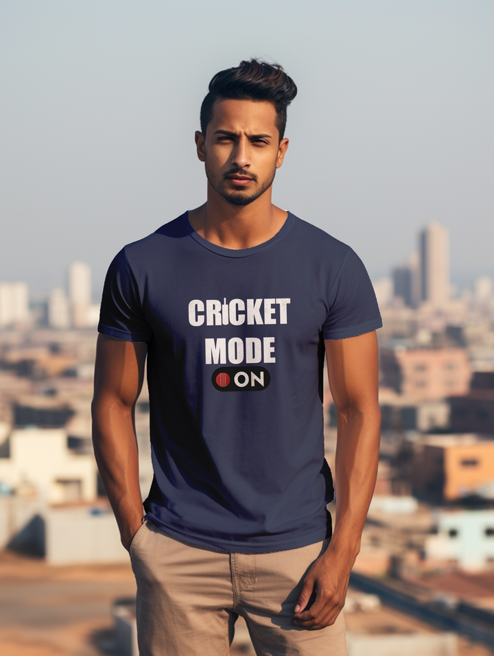 Men's Cricket Mode On tee