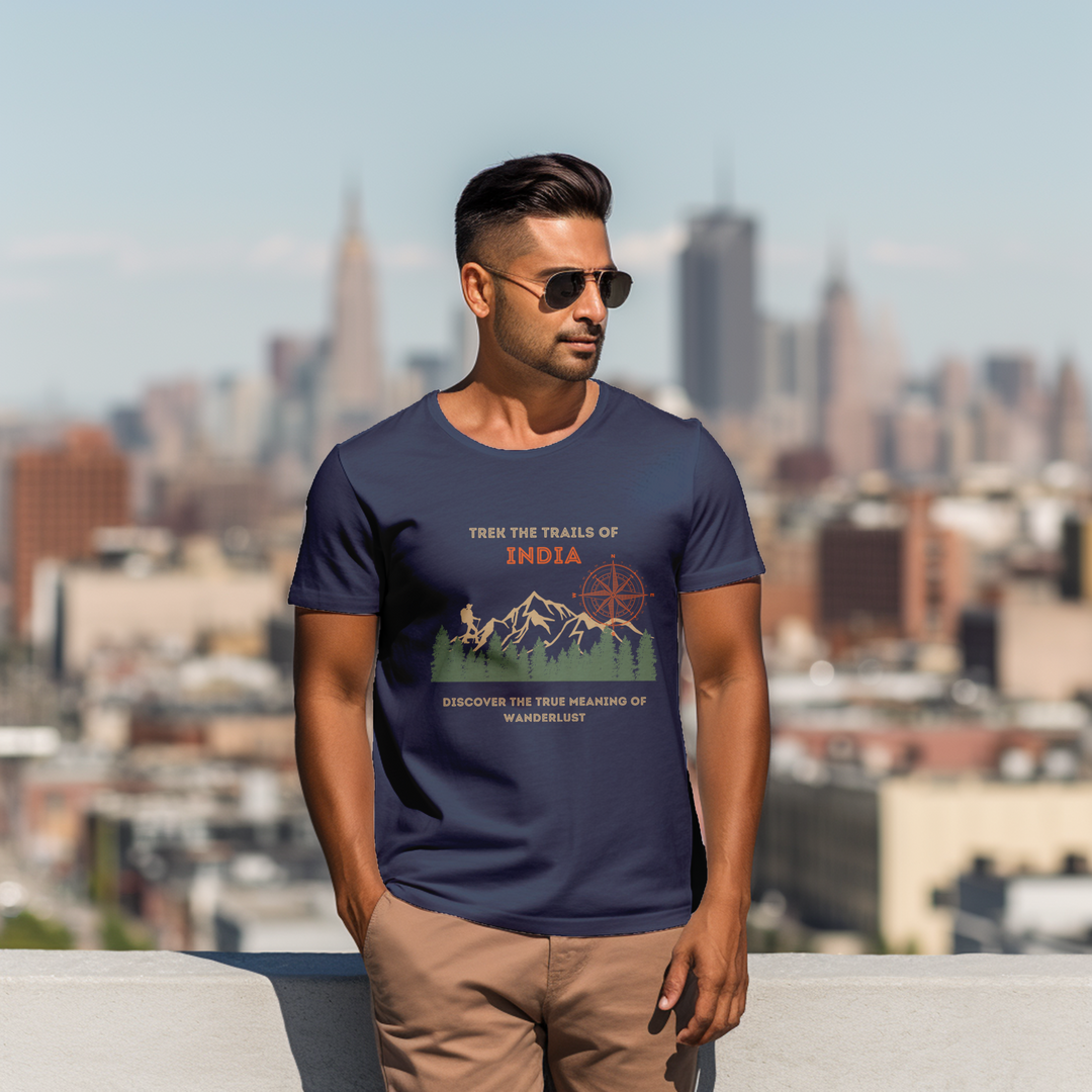 Men's Trek the trails of India tee