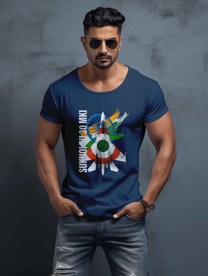 Mens  Sky Sentinels – The Power of Su-30MKI tee