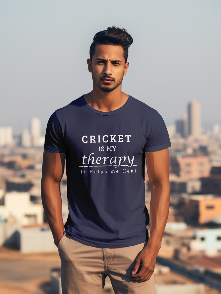 Men's Cricket is my Theraphy tee