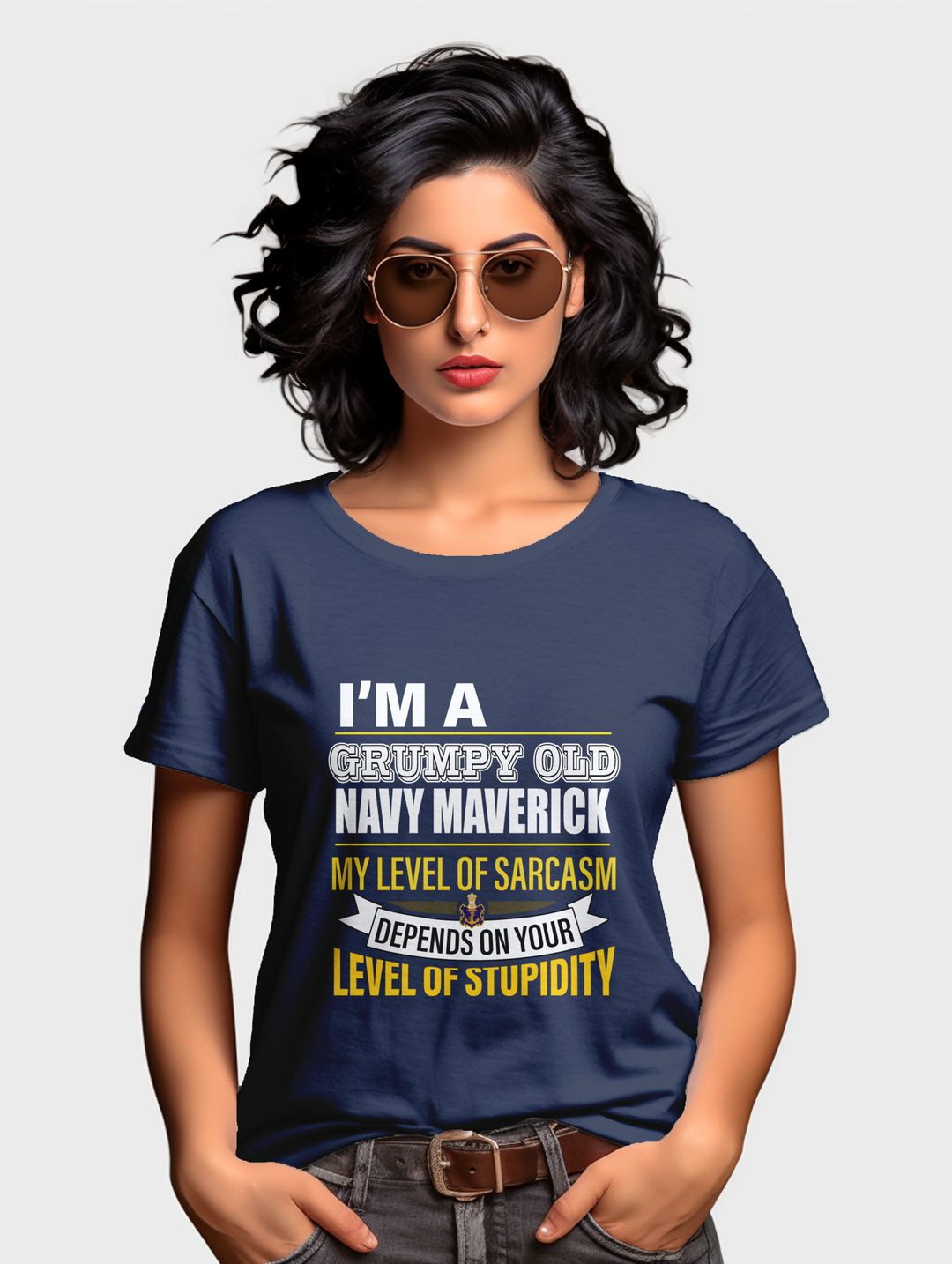 Women's Im a Navy Maverick