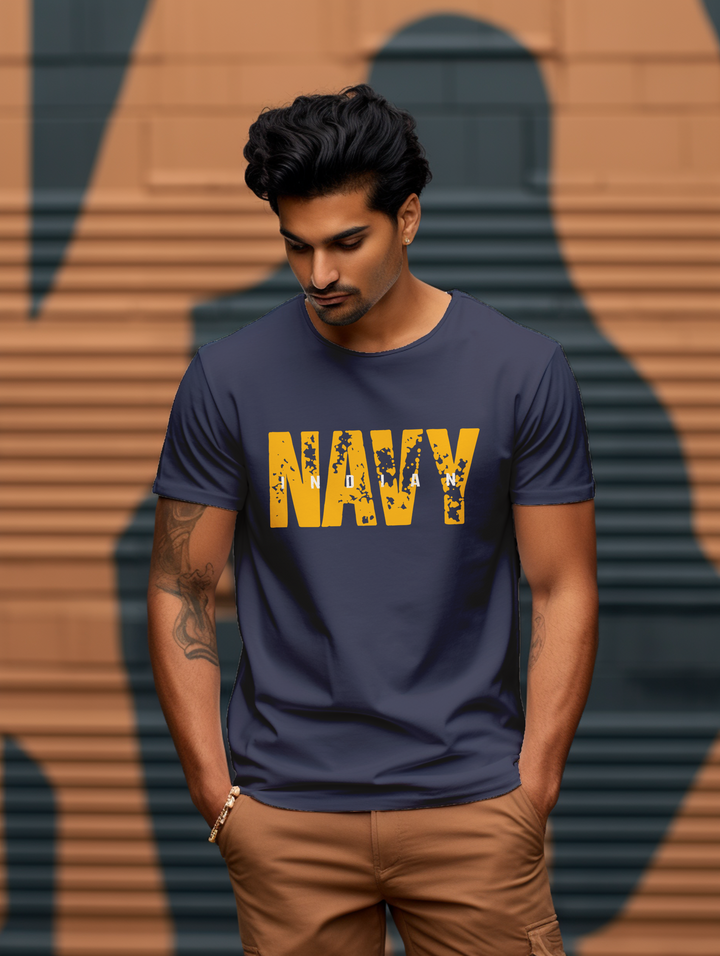 Men's Indian navy tee