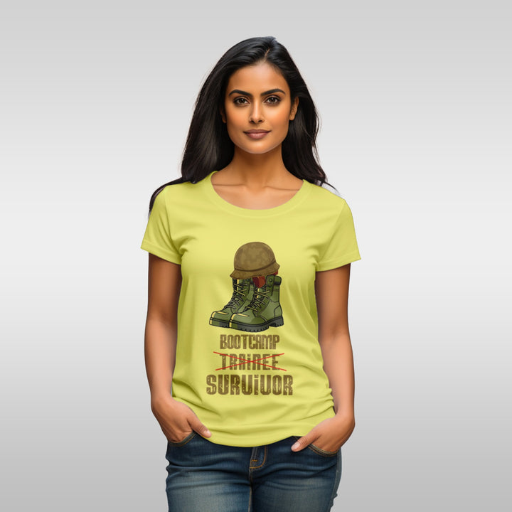 Womens Bootcamp Survivour tee