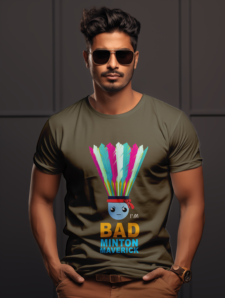 Men's I'm Badminton Maverick tee