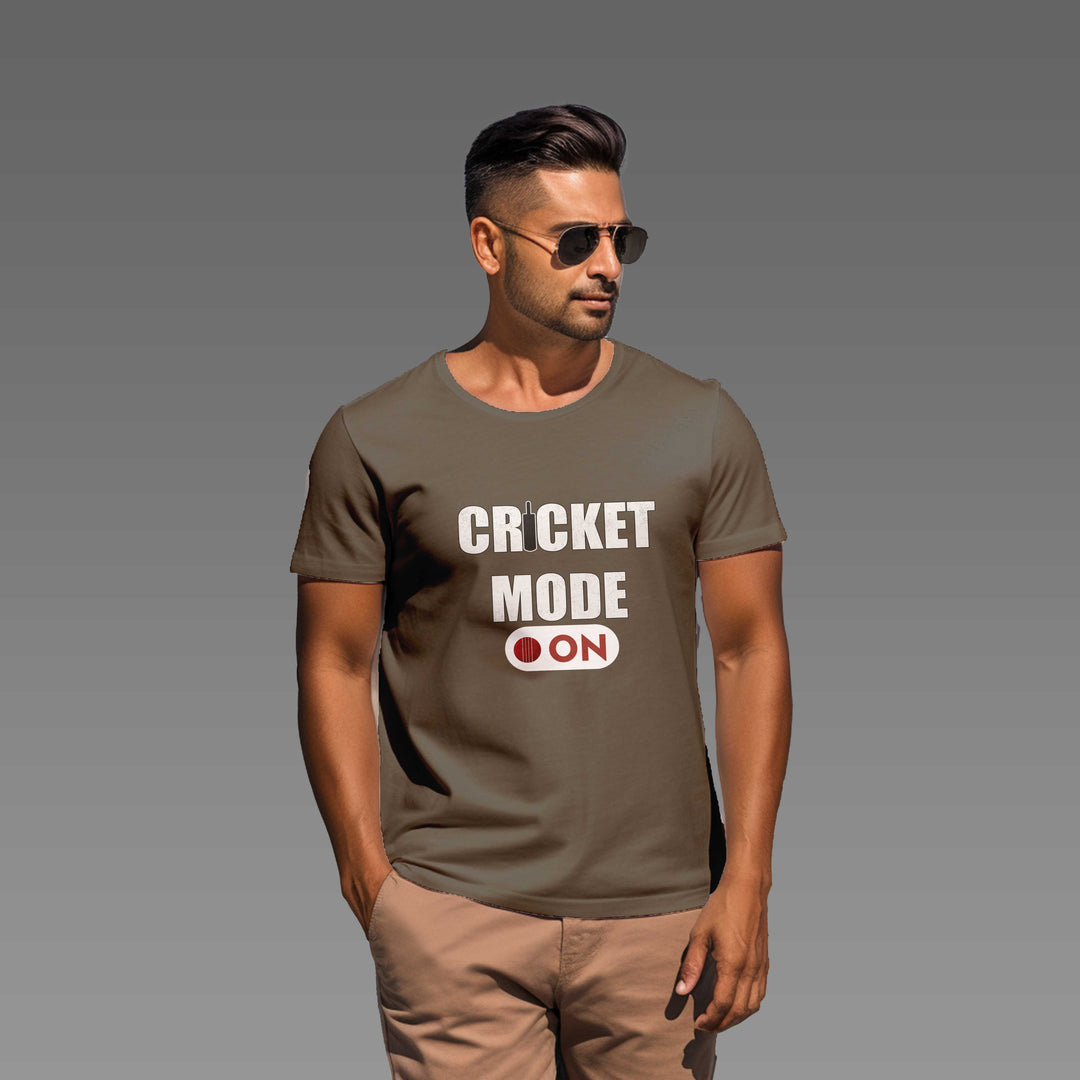 Men's Cricket Mode On tee