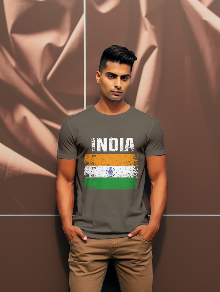 Men's India Football tee