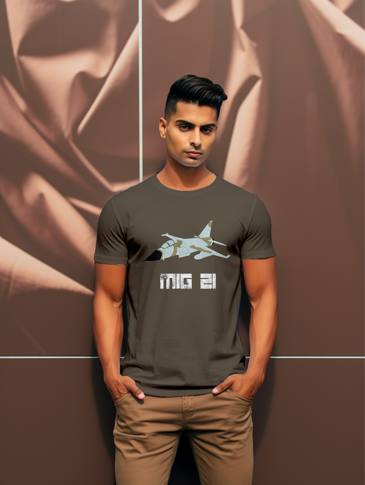 Men's MIG 21 Fighter Jet tee