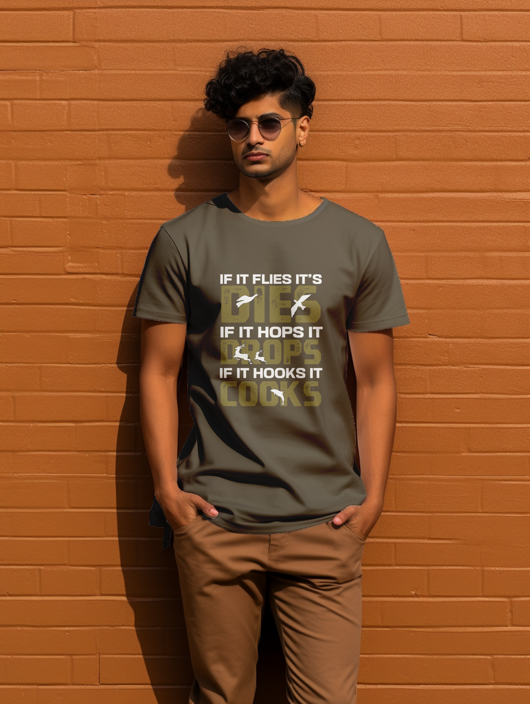 Men's Wildlife Wordplay  Tee