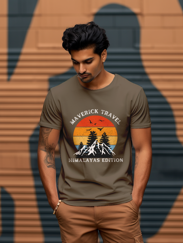 Mens Maverick Travel Himalayan Edition tee