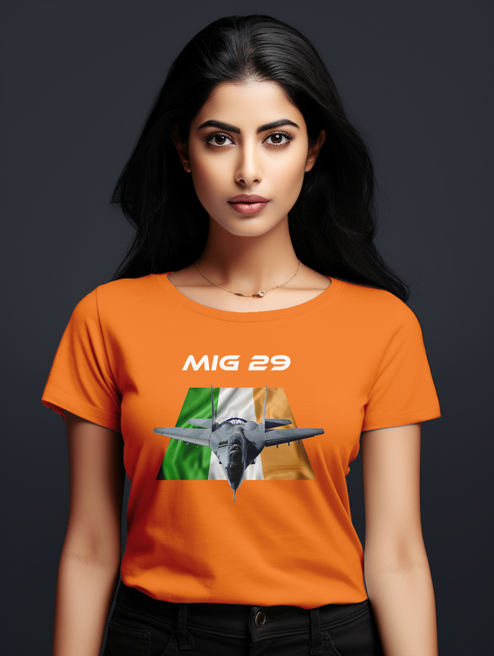 Women's MIG 29 Fighter Jet tee