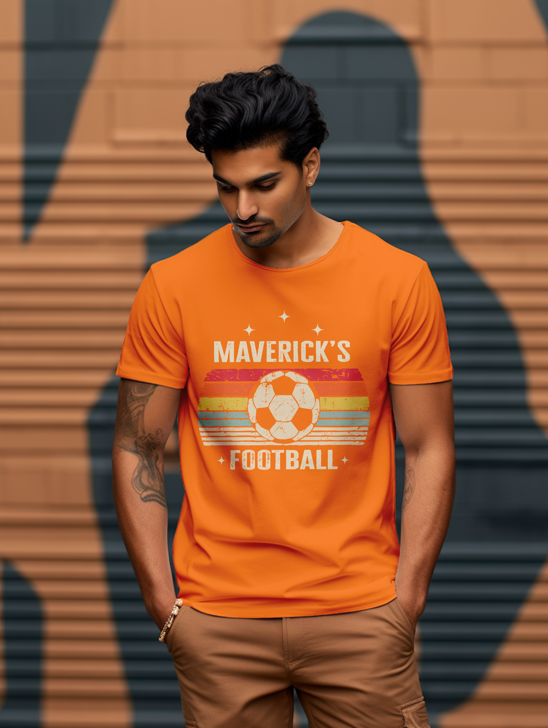 Men's Maverick's Football tee