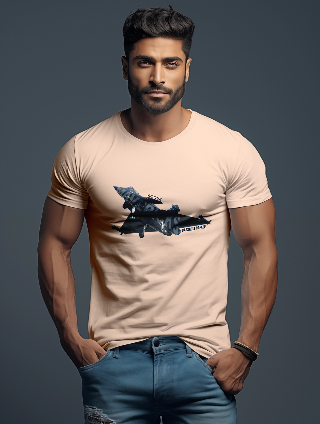 Mens  Maverick’s Rafale – The IAF’s Active Edge tee