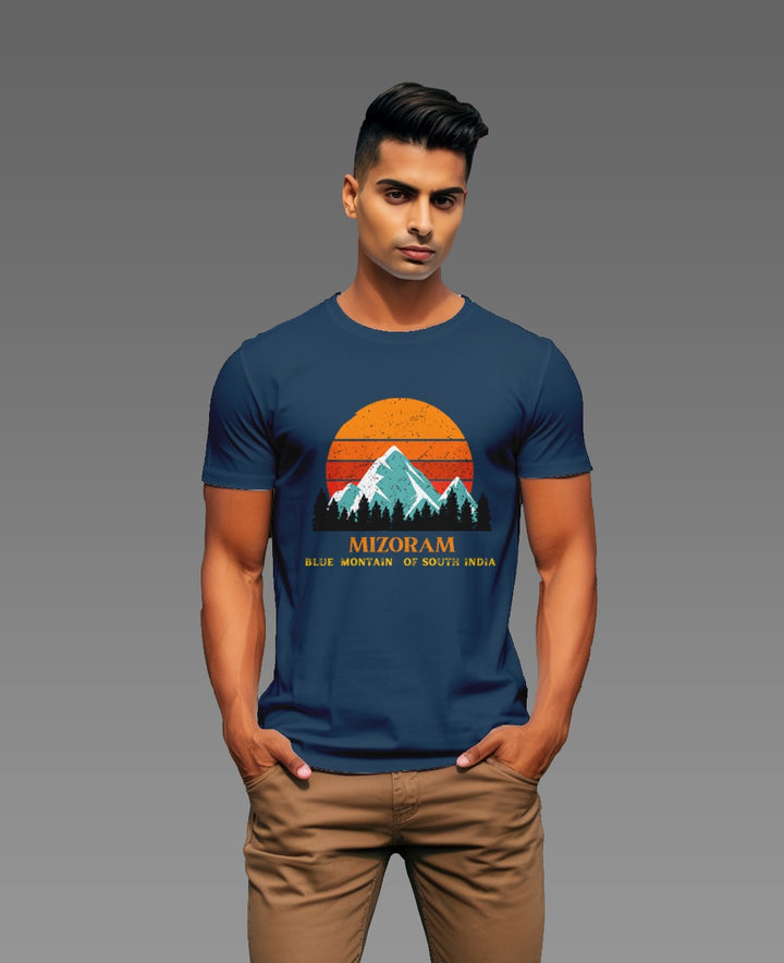 Men's Mizoram Blue Mountains tee