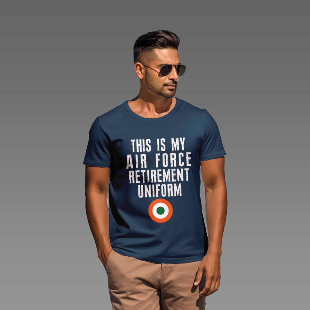 Men's This is my airforce retirement uniform tee