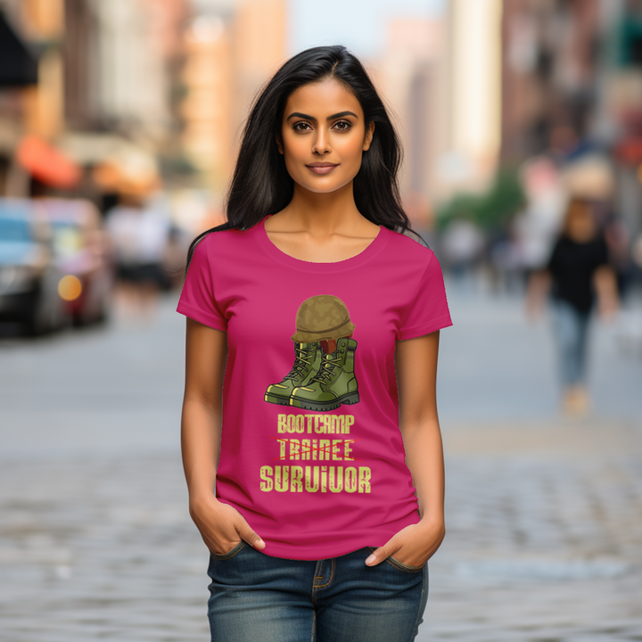 Womens Bootcamp Survivour tee