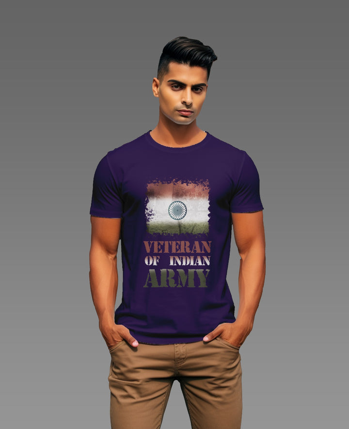 Men's Veteran of Indian Army tee