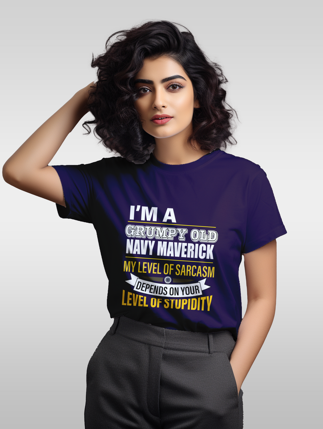 Women's Im a Navy Maverick