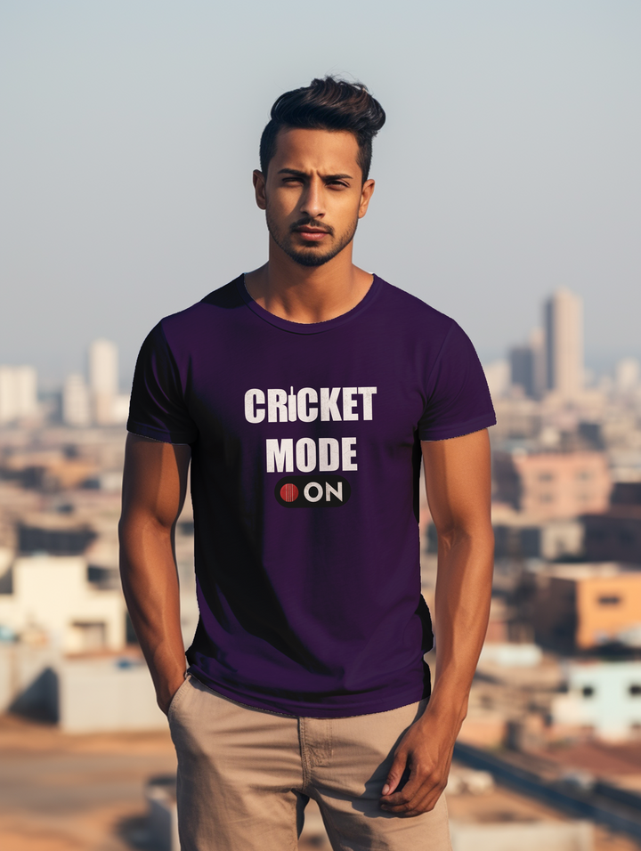 Men's Cricket Mode On tee