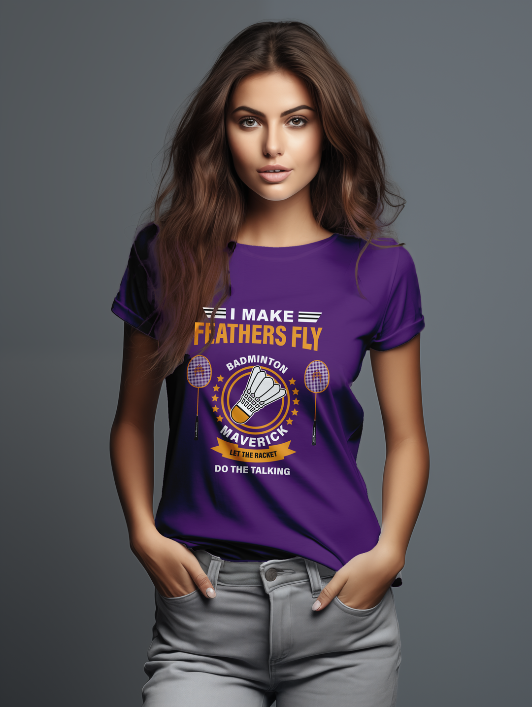 Women's I Make Feathers Fly tee