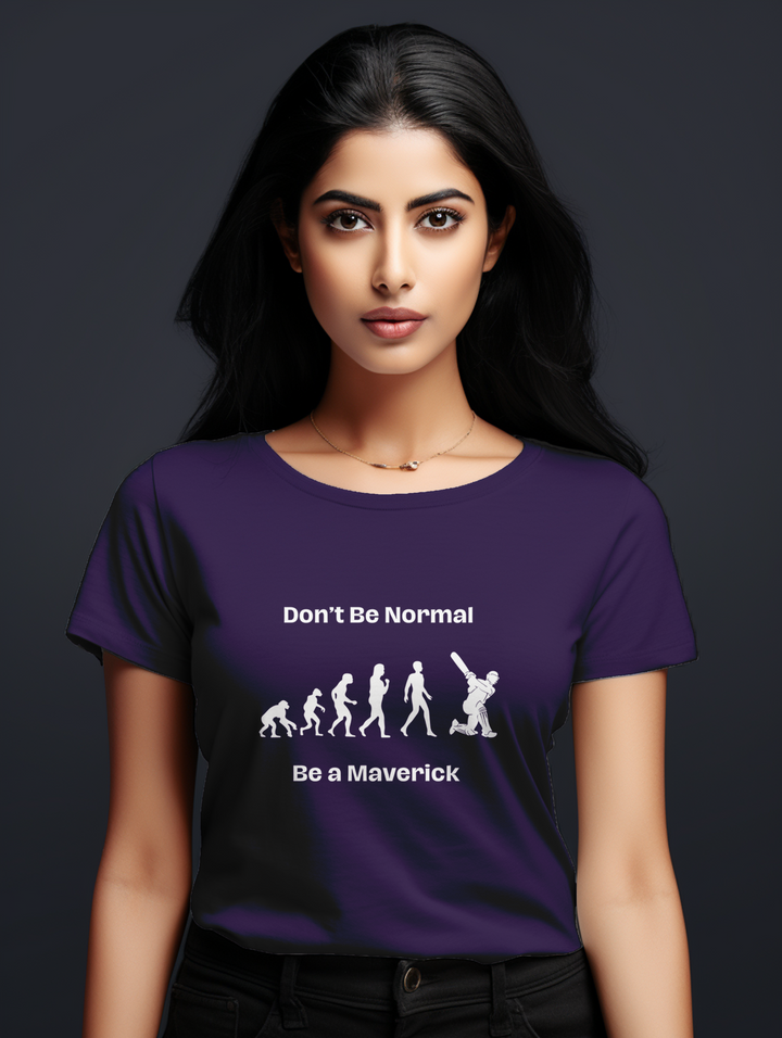 Women's  Don't be normal tee
